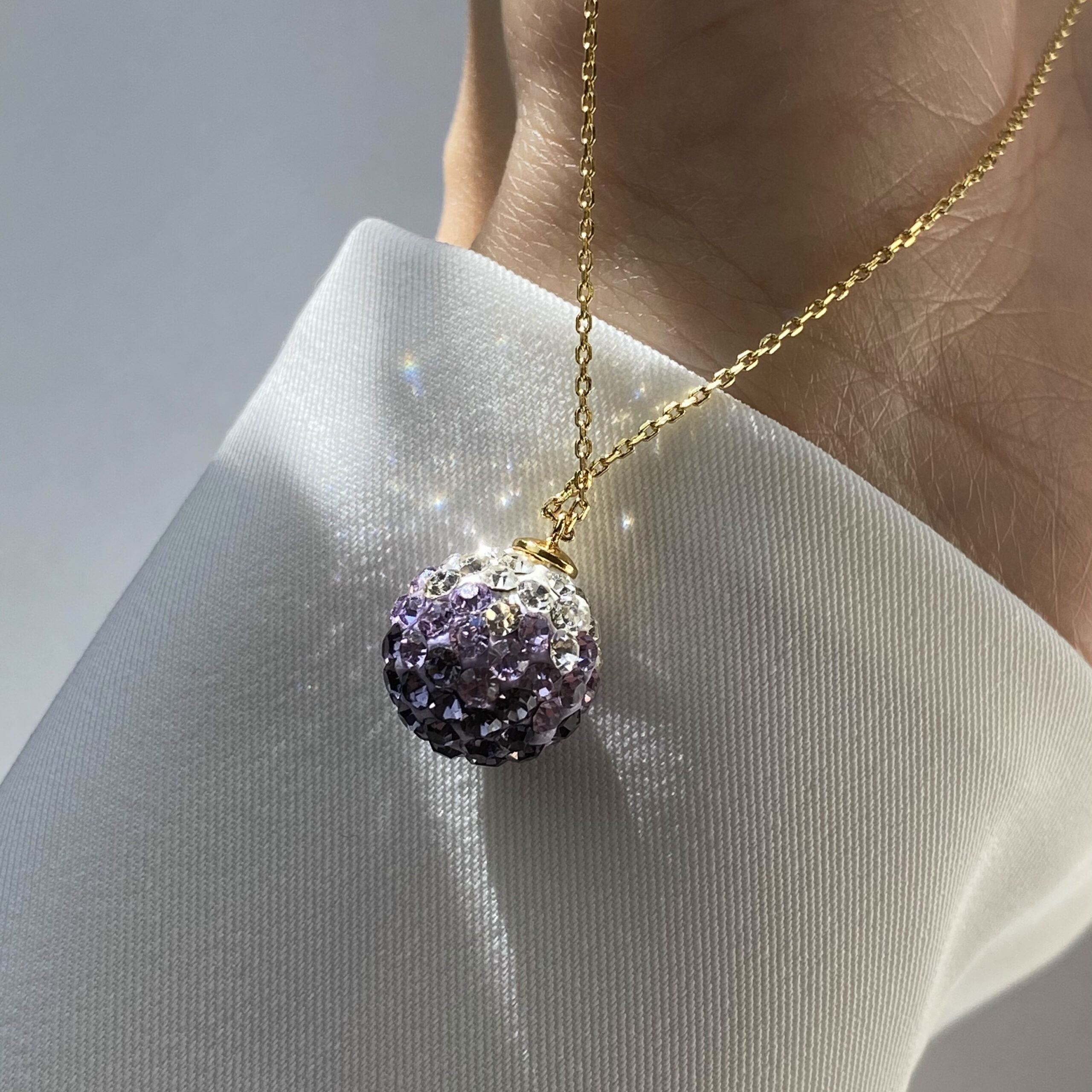 Swarovski ball deals necklace