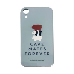 MINISO 名创优品 We Bare Bears熊熊三贱客iPhone XR彩绘PC手机壳